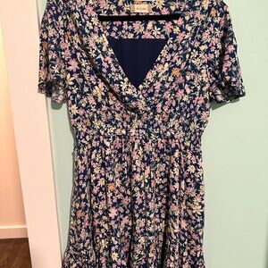 Altar'd State Multi Color Floral Dress Size L